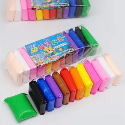 12 Color Ultra Light Modeling Clay with Tools For Children